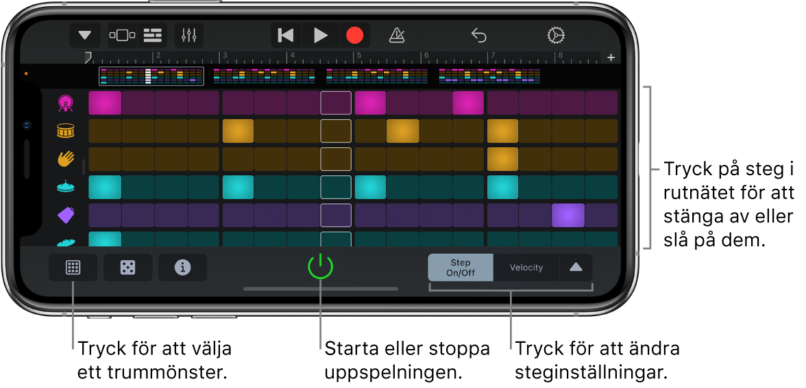 Pekinstrumentet slagsequencer