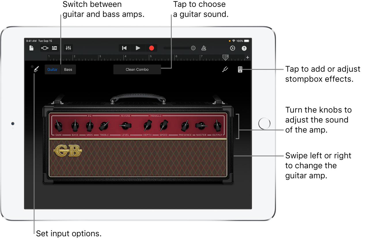 Guitar Amp Touch Instrument