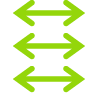 Bevegelsessymbolet for Sveip mellom programmer.