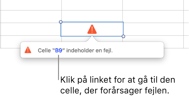 Link til en cellefejl.