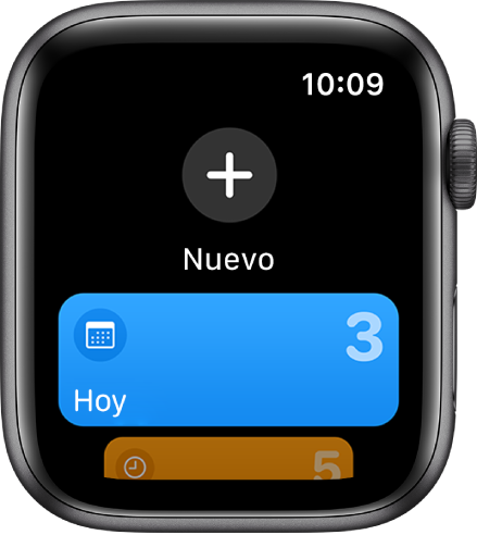 La app Recordatorios.