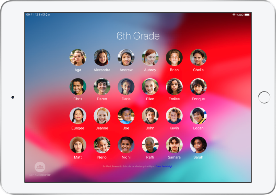 Paylaşılan iPad ve Derslik