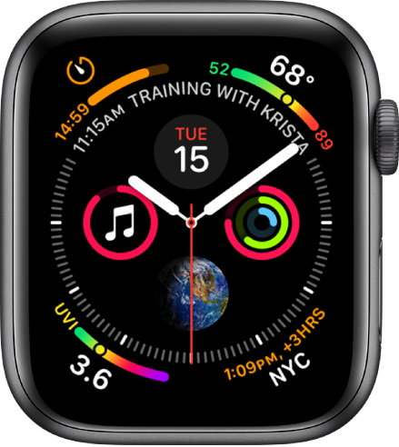 apple watch series 4 infograph