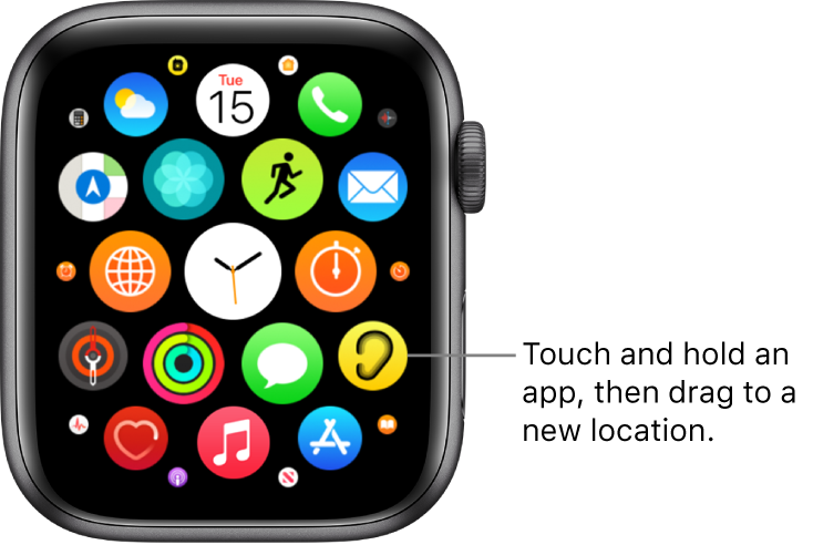 Organize apps on Apple Watch - Apple 