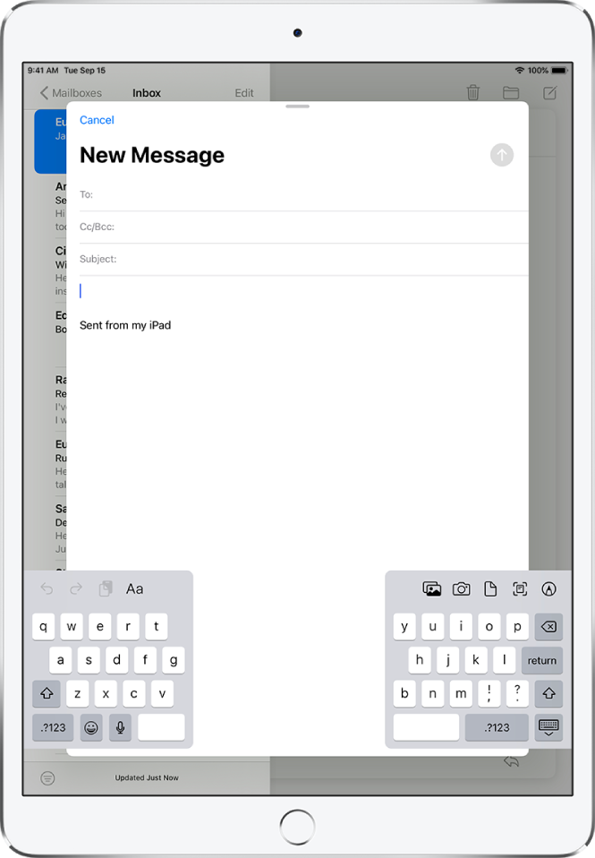 Type With The Onscreen Keyboard On Ipad Apple Support