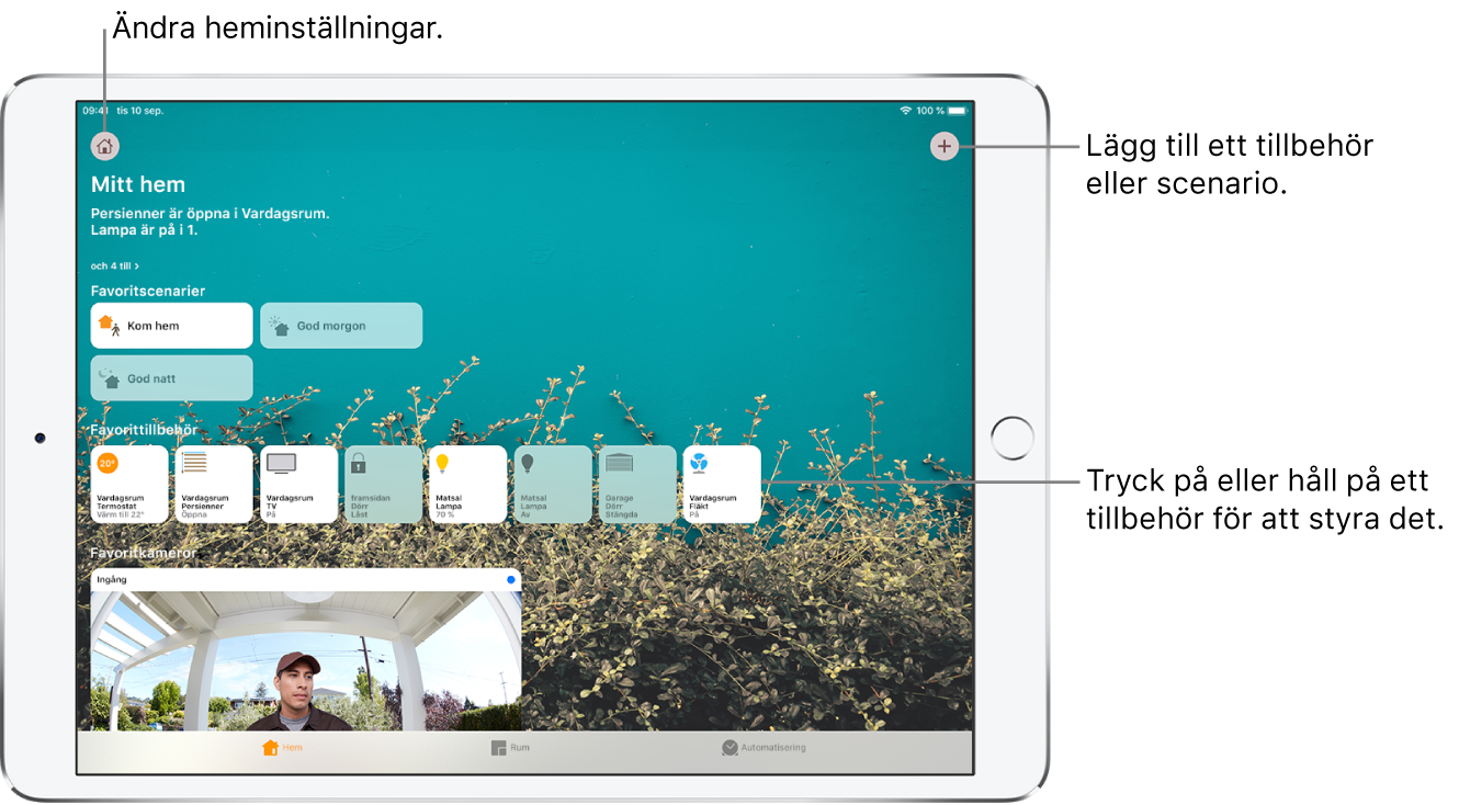 Styra Apple Tv Med Ipad