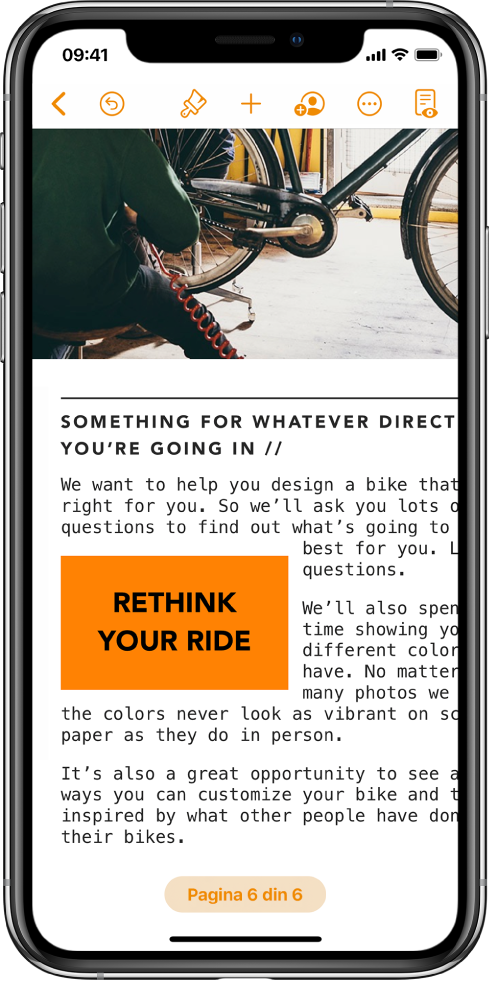 O formă cu text aranjat în jurul ei pe trei părți.
