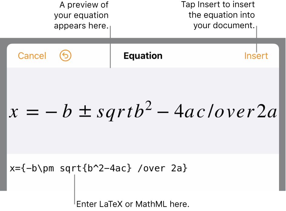 equation editor for mac pages