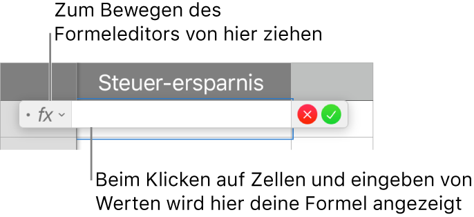 Der Formeleditor