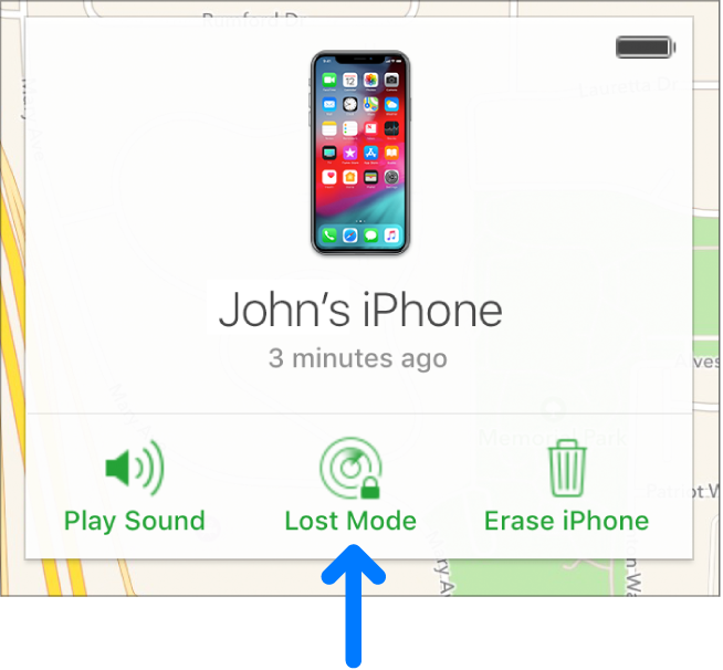 Use Lost Mode In Find My Iphone On Icloud Com Apple Support