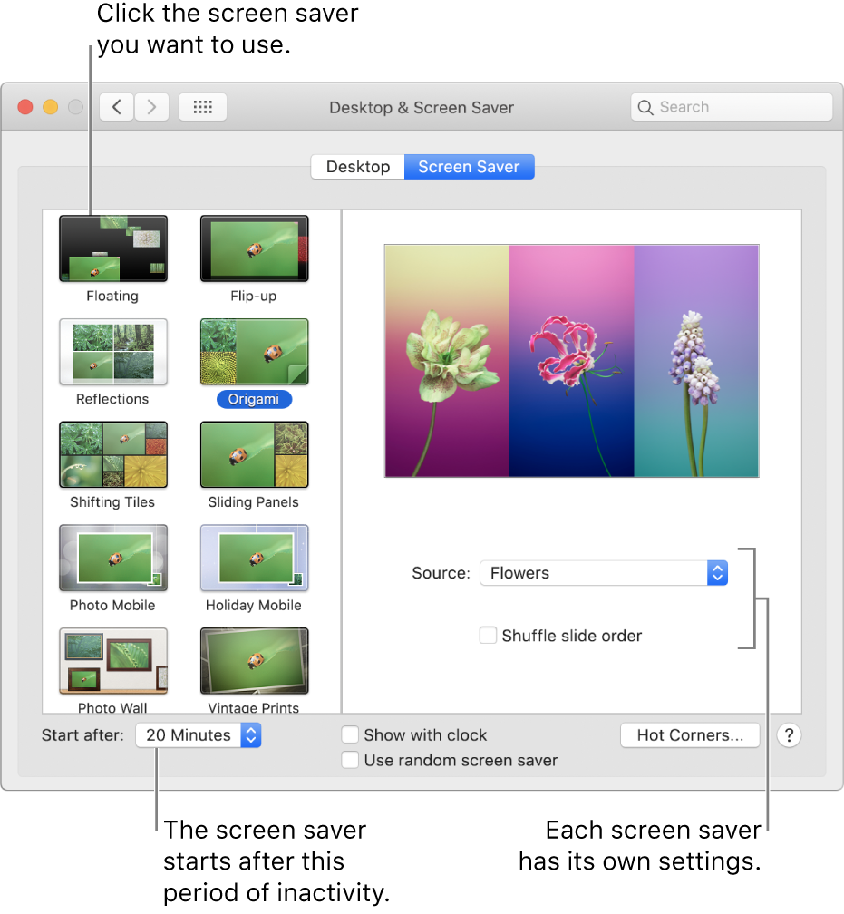 screen saver mac