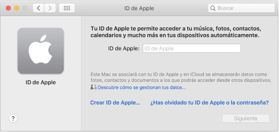 Iniciar sesión en tus preferencias de ID de Apple en el Mac - Soporte - Como Saber Cual Es El Apple Id