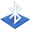 Symbool van Bluetooth-bestandsuitwisseling