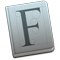 Symbool van Lettertypecatalogus