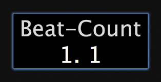 Abbildung. Bildschirmsteuerung „Beat-Count“ im Arbeitsbereich