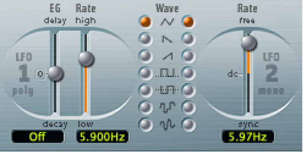 Abbildung. LFO-Parameter