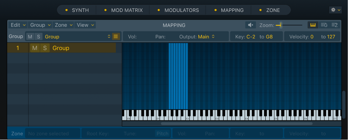 how can you map studio one instruments to key board keys?