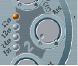 图。“滤波器 2 斜率”按钮。