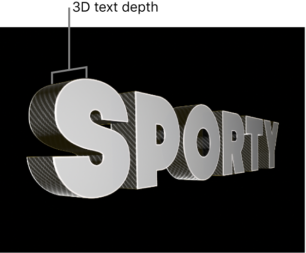 显示 3D 字幕侧面的检视器