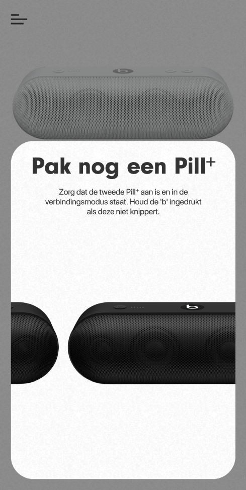 Het scherm 'Pak nog een Pill+'