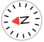 ikona šipky kompasu