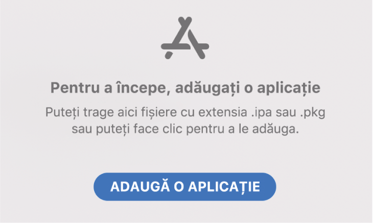 adăugați conținut pentru furnizorii de aplicații