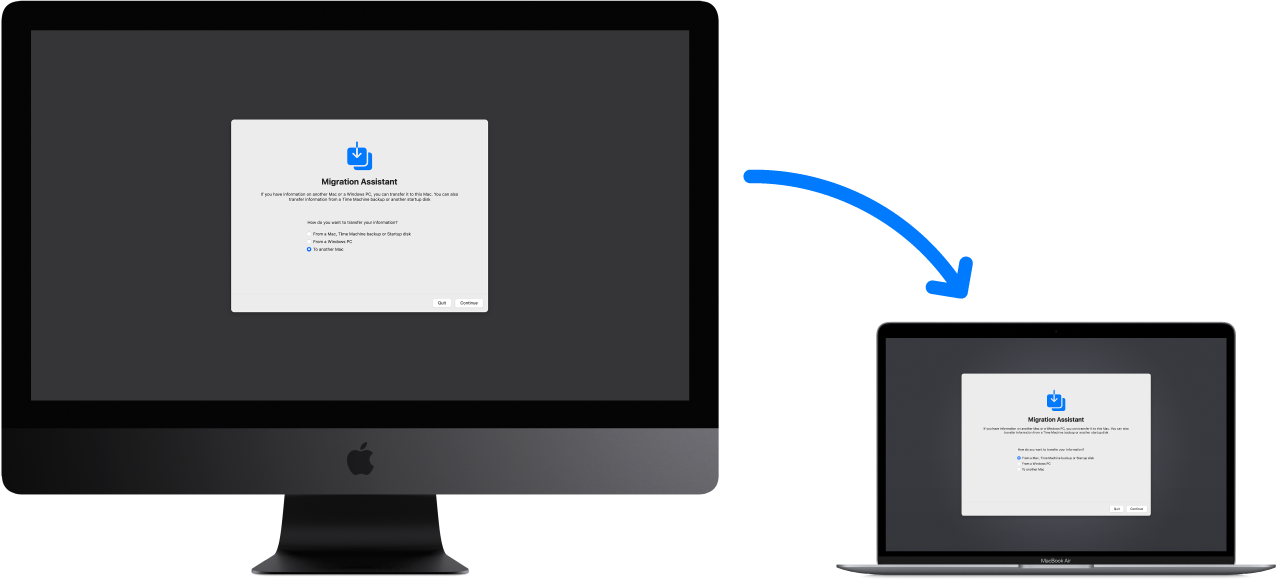 how to transfer files from windows pc to macbook air