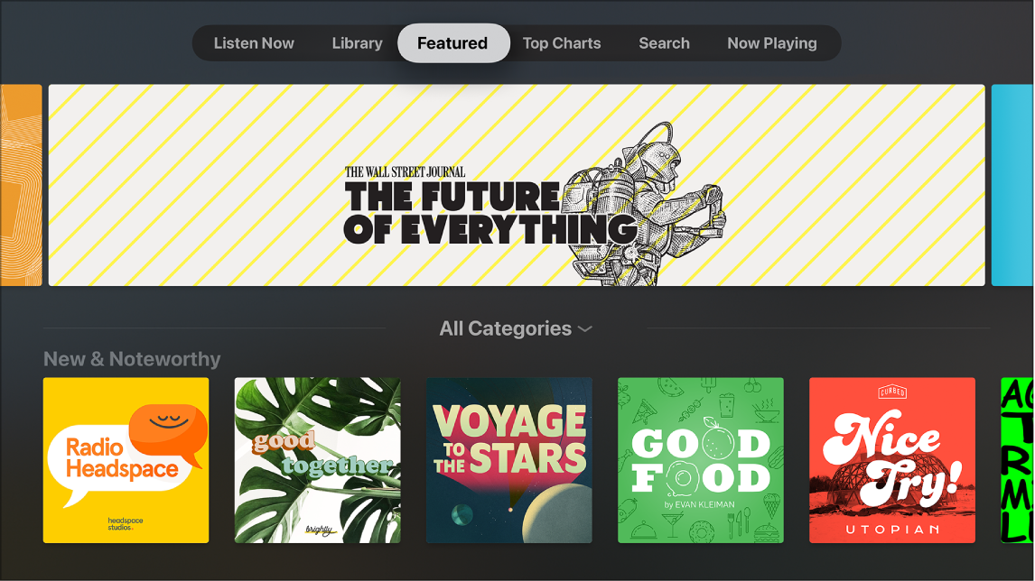 Podcasts app