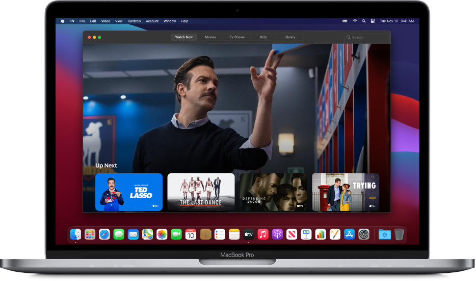 L’écran Regarder de l’app Apple TV.