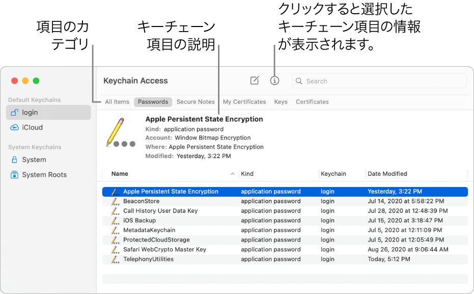 mac keychain password for vpn