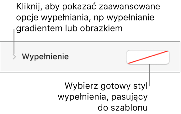 Narzędzia wybierania koloru wypełnienia.