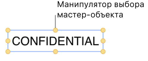 Объект с манипуляторами.