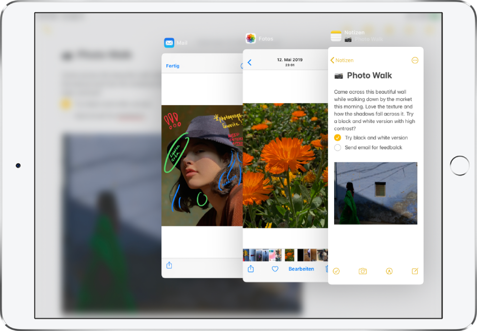 Offnen Einer App In Slide Over Auf Dem Ipad Apple Support