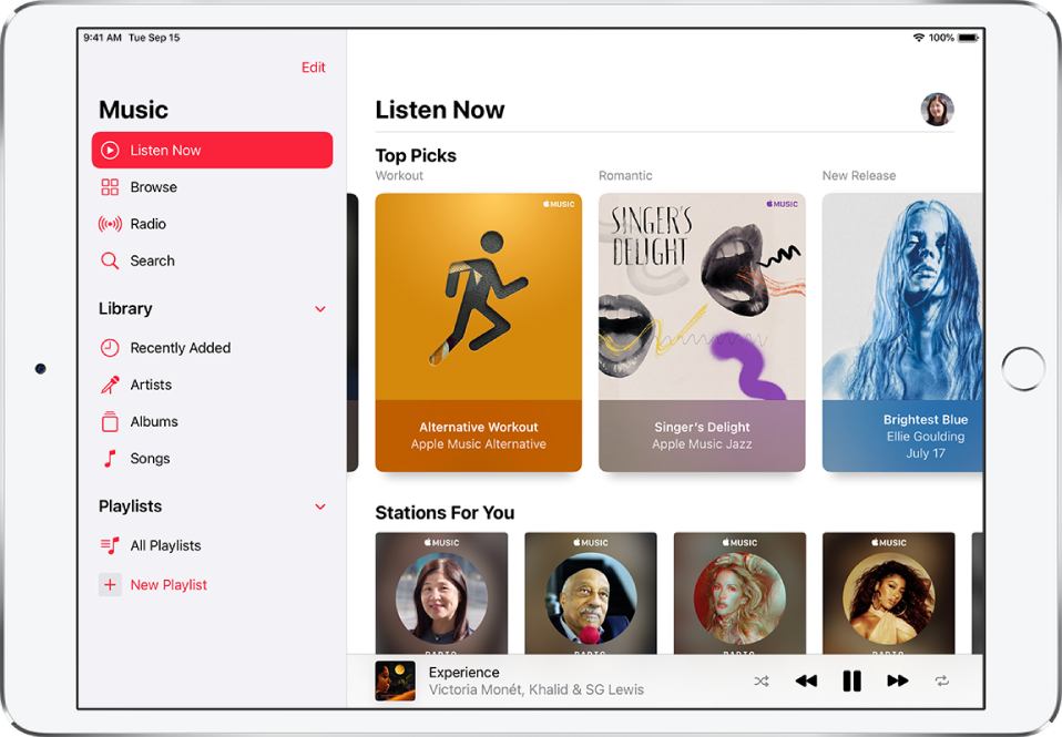 See Recommended Music On Ipad Apple Support