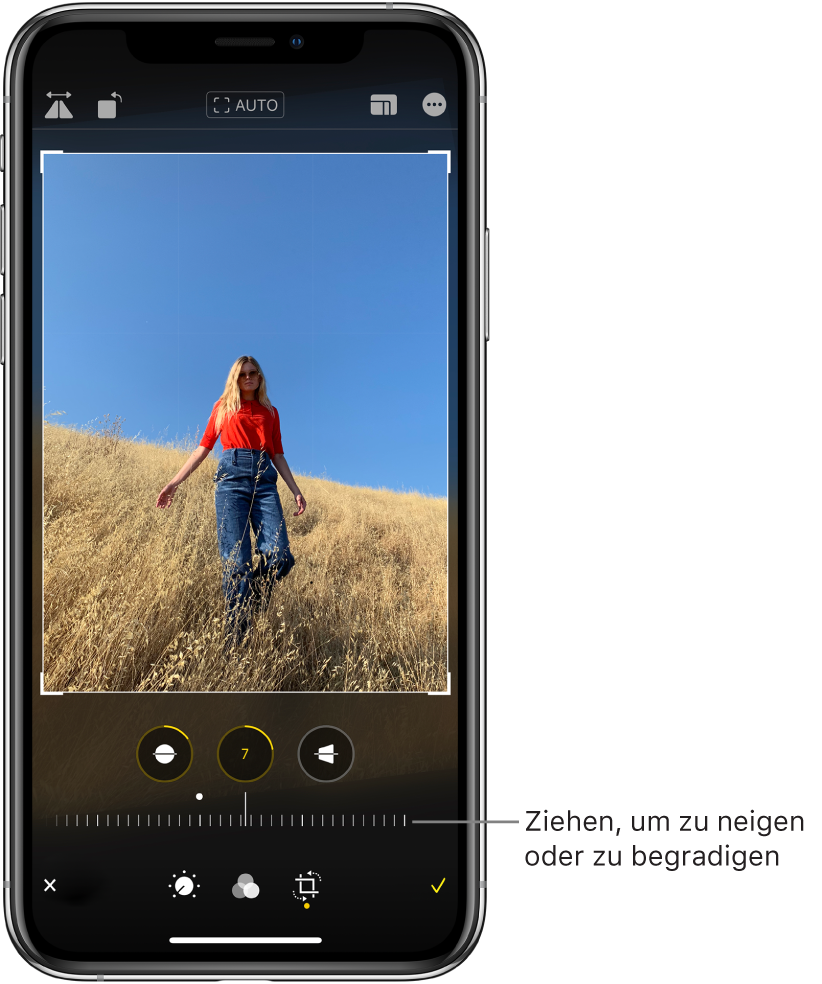 Bearbeiten Von Fotos Und Videos Auf Dem Iphone Apple Support