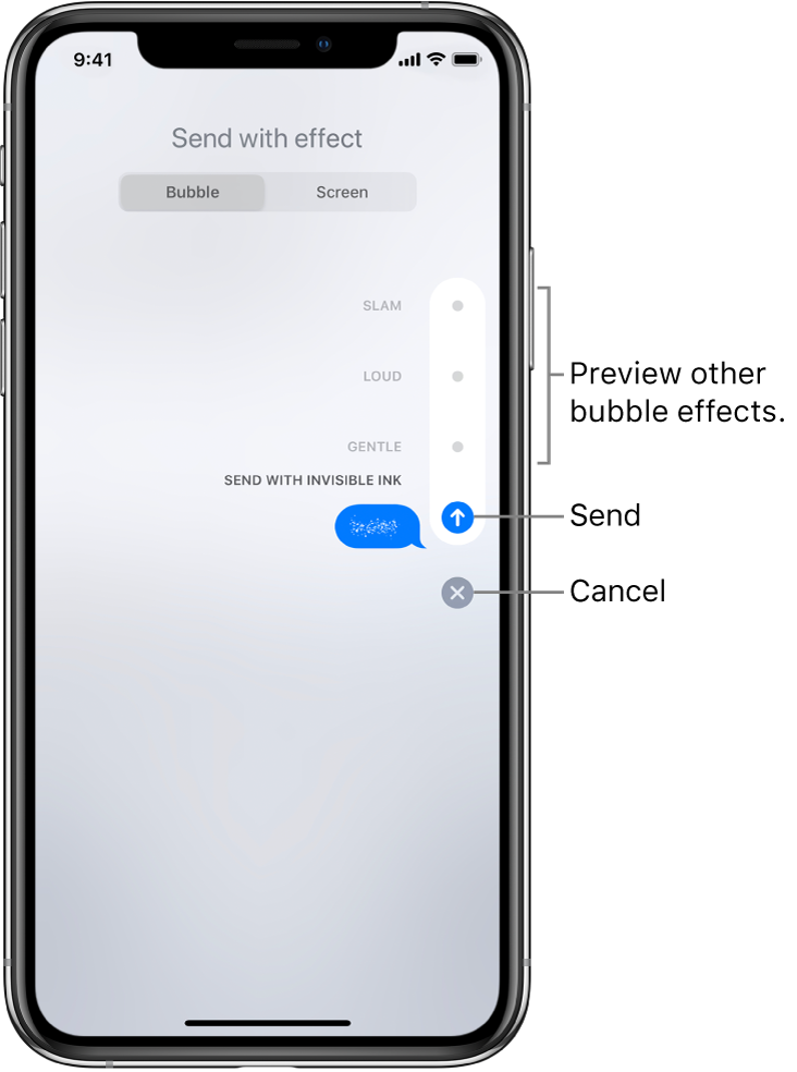 Send Animated Effects In Messages On Iphone Apple Support