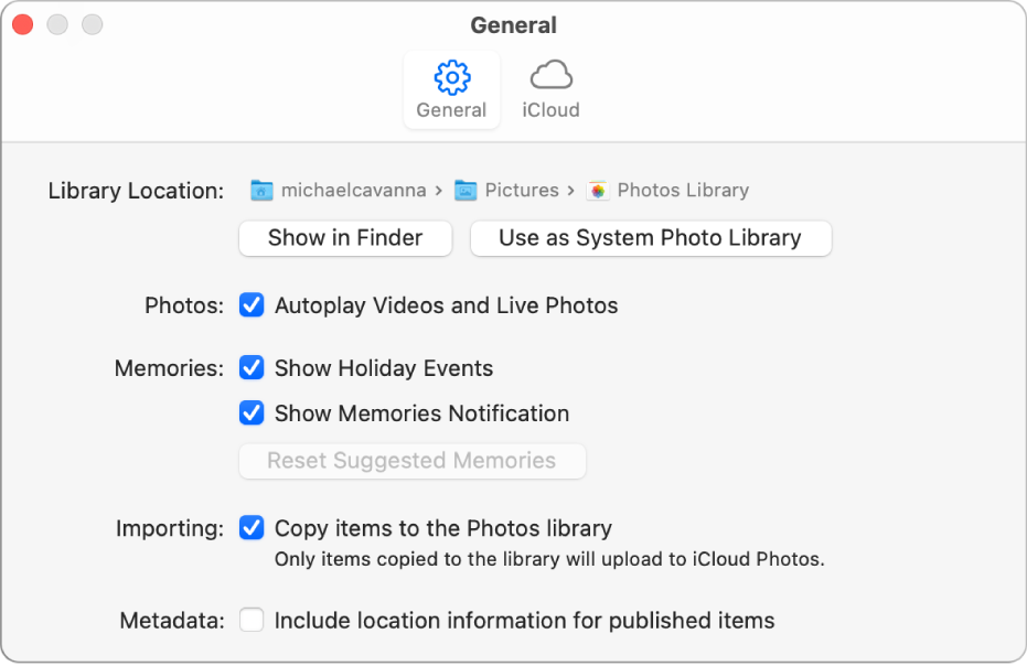 Macで 写真 環境設定を変更する Apple サポート