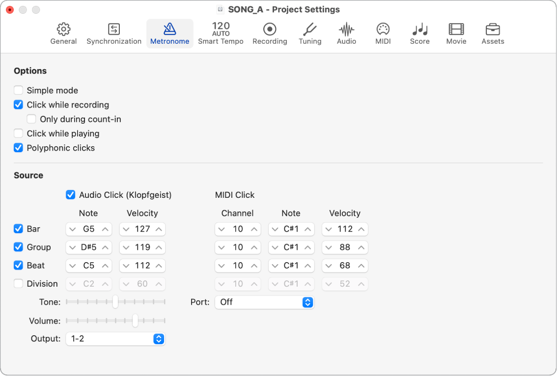 show measure numbers in logic pro 10.4