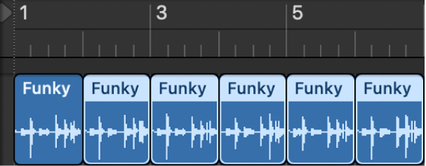 图。轨道区域中被剪切为多个部分的片段。