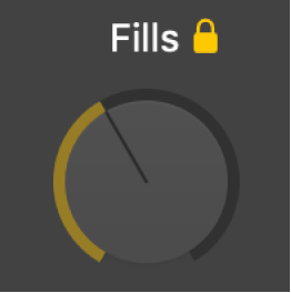 图。鼓手编辑器中的“过门”旋钮。