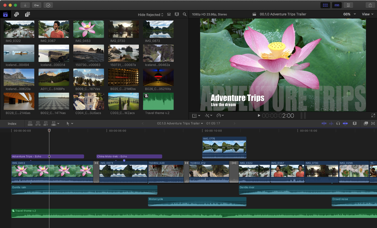 Even though you may not have much experience editing videos, Final Cut Pro is perfect for you. It is a video editing software made exclusively for MacOS users.