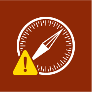 Un icono de alerta de “Falta contenido remoto”