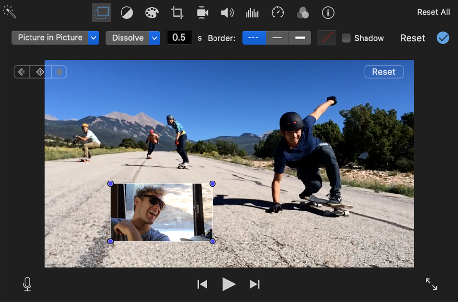 picture in picture imovie iphone