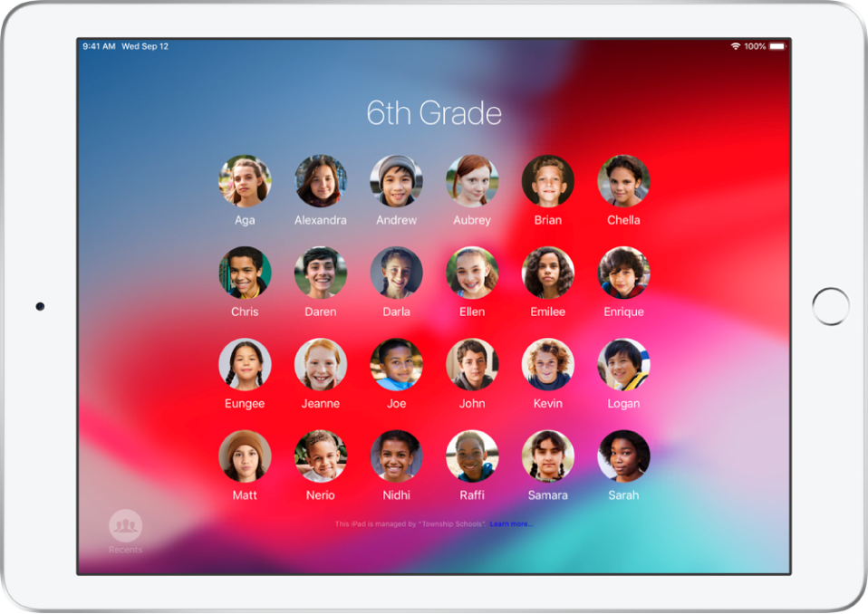 Shared iPad and Classroom