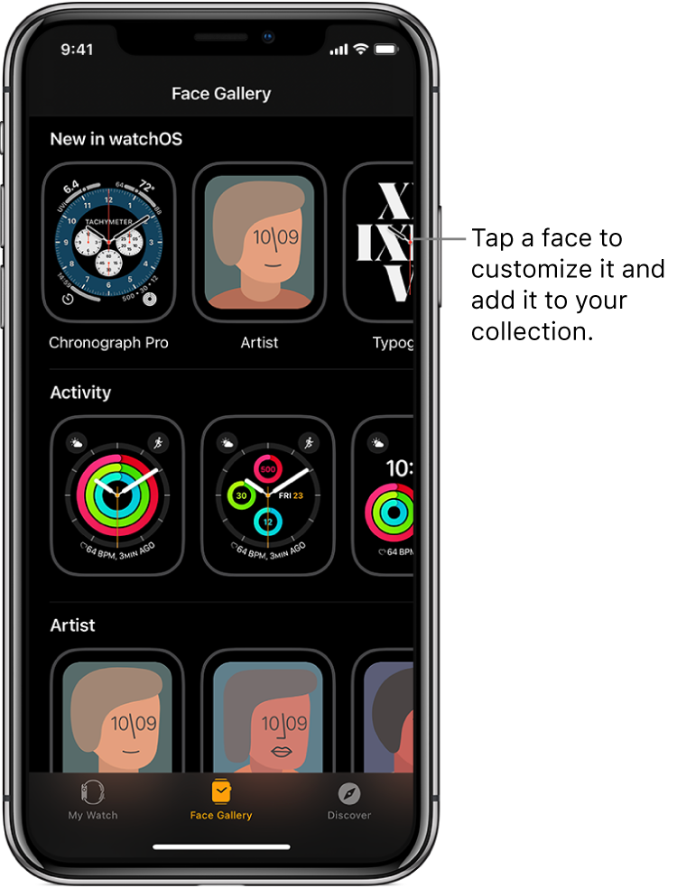 Explore The Face Gallery On Apple Watch Apple Support