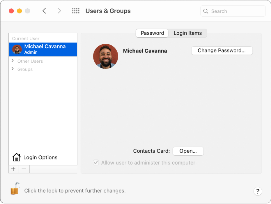 How to reset user password on macbook pro