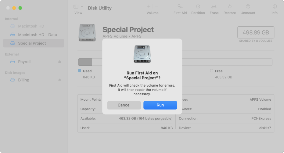 utility for inspecting mac drives under windows