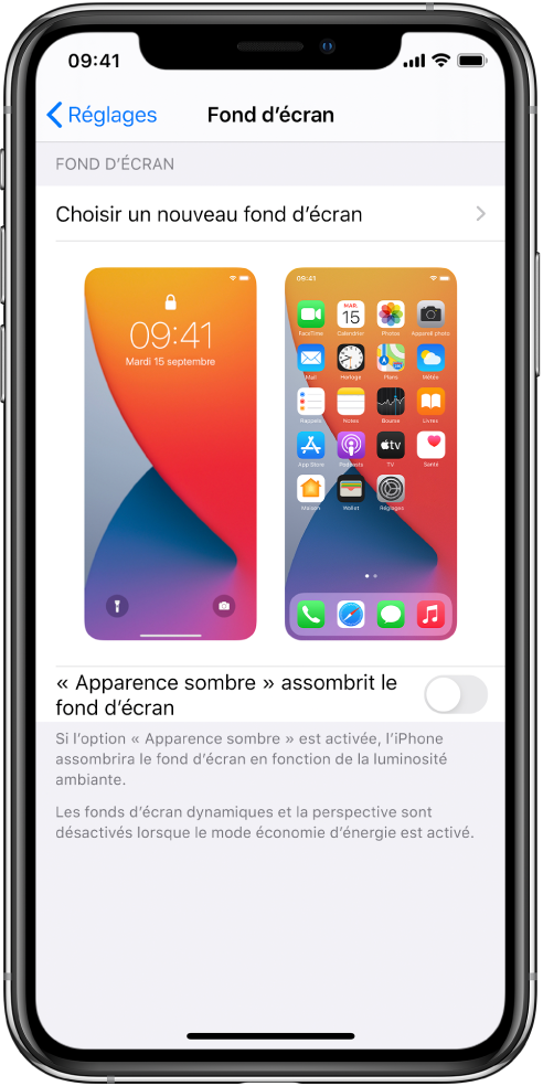 Changer De Fond D Ecran Sur L Iphone Assistance Apple
