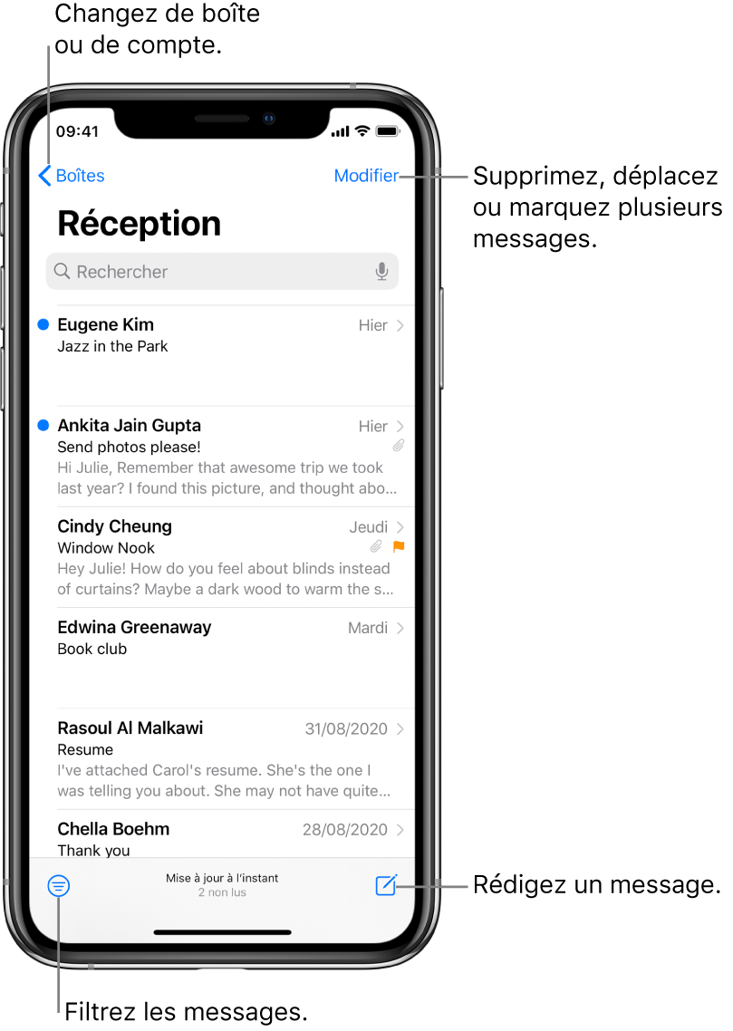 Ecrire Un E Mail Dans Mail Sur L Iphone Assistance Apple