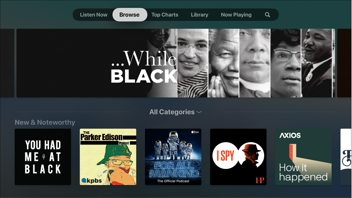 Aplikace Podcasty